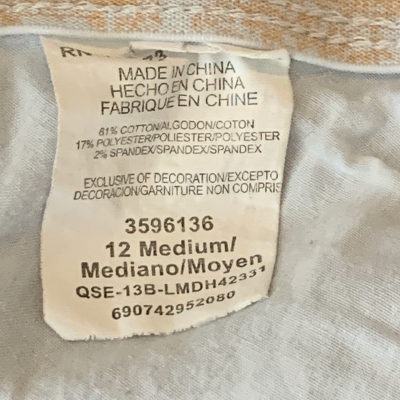 Lee Womens Jean Shorts Stretch Denim Casual Bottom - Picture 8 of 8